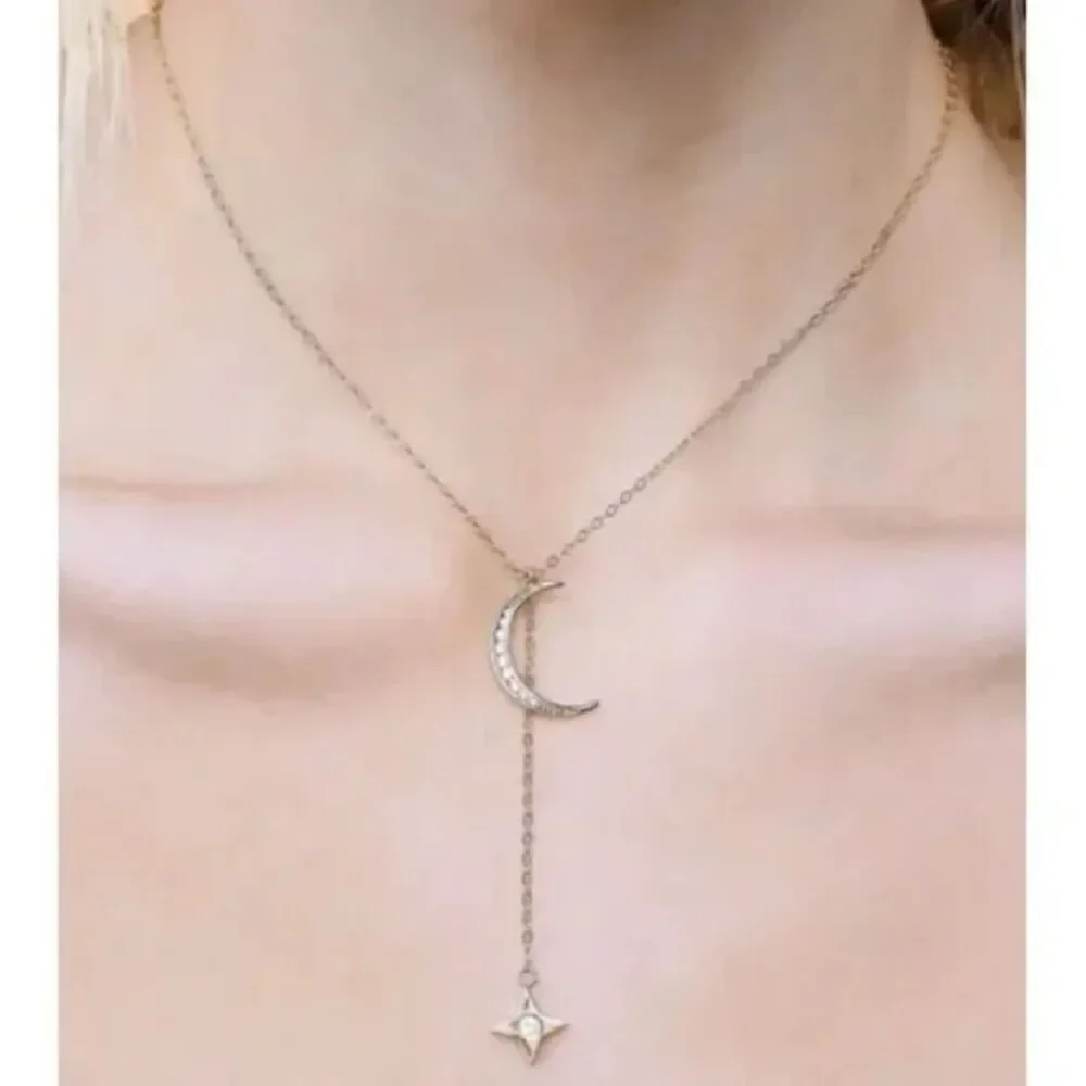 Lili Claspe Rope the Moon Gold Pilates Lariat Necklace